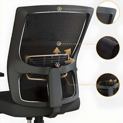 Office seats: Orthopedic medium back mesh office seat image 2