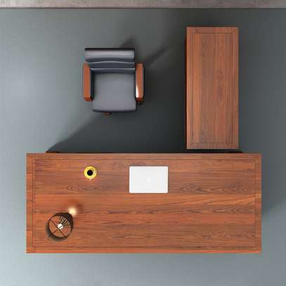 Office Desk: 2.2m Office Desk With Horizontal Cabinet image 2