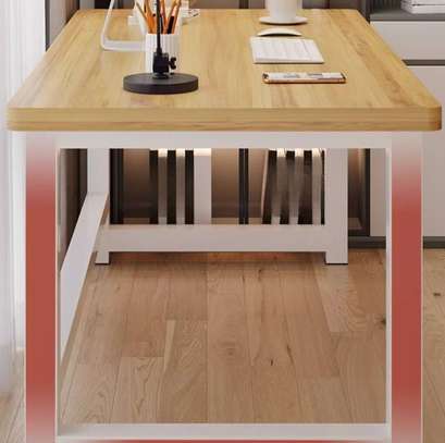 Office desk: 1.2m wooden generic computer table image 4