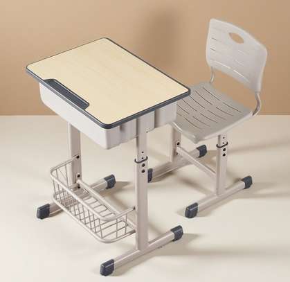 Kids Furniture; Adjustable Height Kids Desk And Chair image 9
