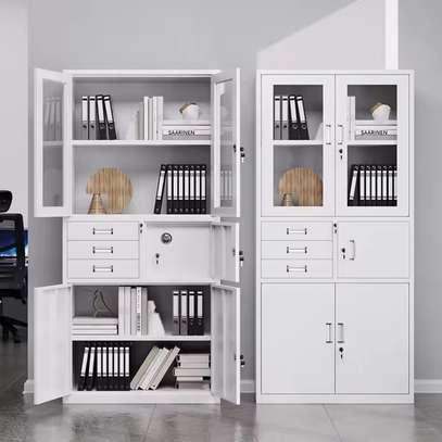 Office Cabinet; Sleek Steel Office Cabinet With Inbuilt Safe image 6