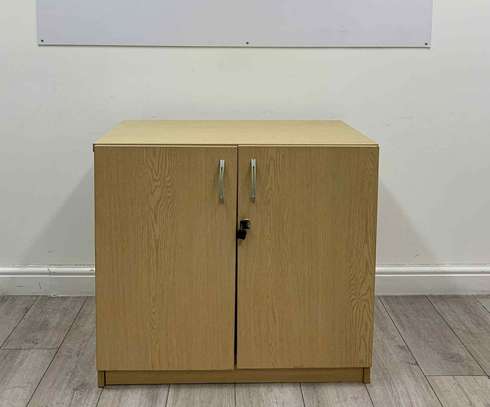 Wooden 2 Door Home Office Storage Cabinet image 11