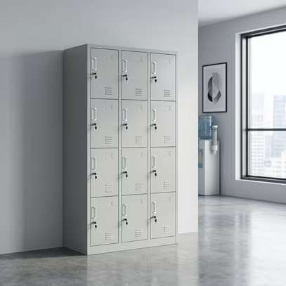 12-Locker Steel Office Cabinet image 8