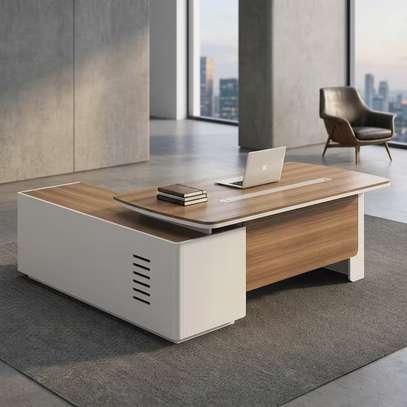 2.2M Executive L-shaped Table image 3