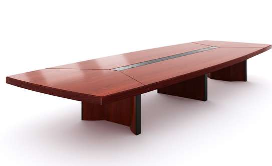 Mahogany 240cm Boardroom Table image 7