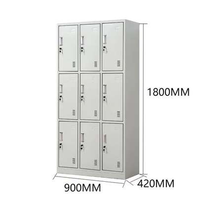 9-Locker Office Storage Unit image 8