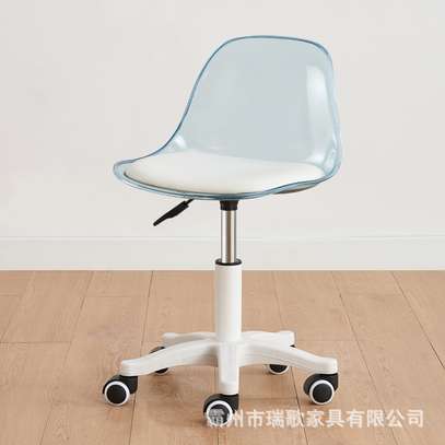 Dining Chair; Modern Eames Swivel Dining Chair image 5