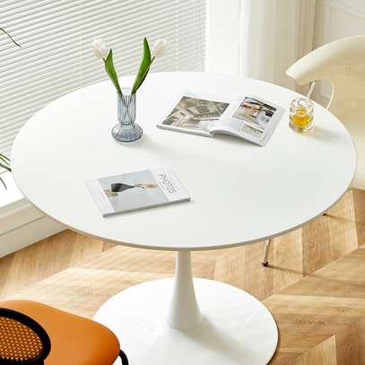 Office Table: Classic White Tulip Dining Table, image 2