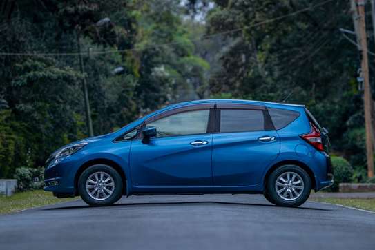 NISSAN NOTE, PURE-DRIVE,  2019 MODEL, BLUE, ALLOYS image 5