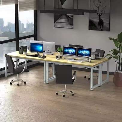 Computer Desk; Spacious Mdf Computer Office Desk image 3