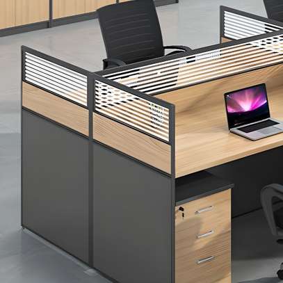 Office Workstation; 2 Seater Module Office Workstation image 2