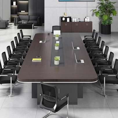 Office Table : 3 Meter Boardroom  Disccusion Table image 3