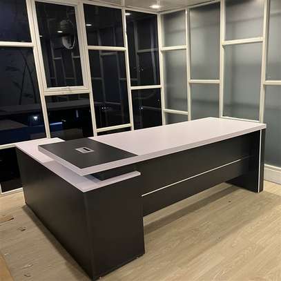 Office Desk; 180cm Spacious Design Aesthetic Office Desk image 4
