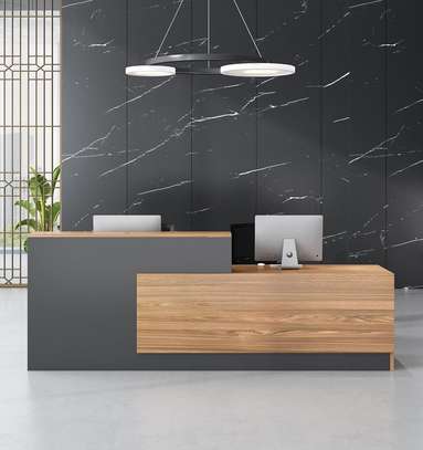 Modern Front Office Reception Desk image 6