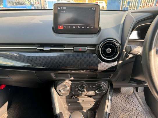 Mazda Demio silver color fully loaded 2019 model. image 7