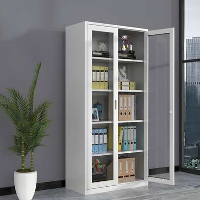 Full Glass Office Cabinet image 5