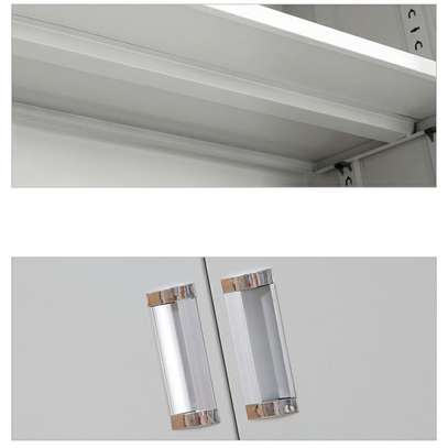 2-Door Metallic Office Cabinet with Safe image 8