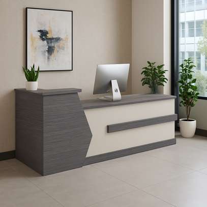 Reception Tables : Modern Office Reception Desk 2400mm image 5