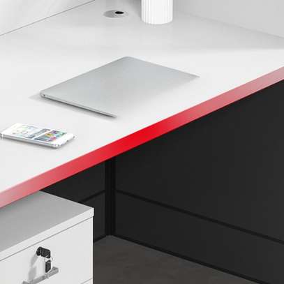 Open View 2-Way Modular White Office Workstation image 6