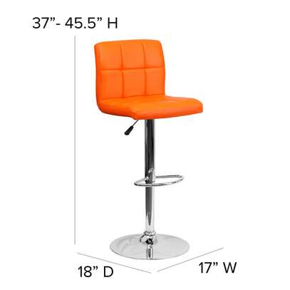 Barstool; Exquisite Comfortable Adjustable Barstool image 3