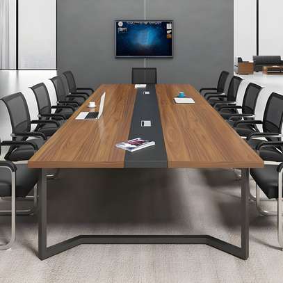2.4 Meter Manufactured Wood Boardroom Table image 6