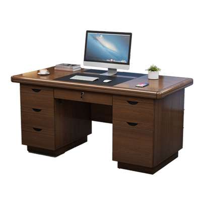 1400mm executive office desk with drawers image 3