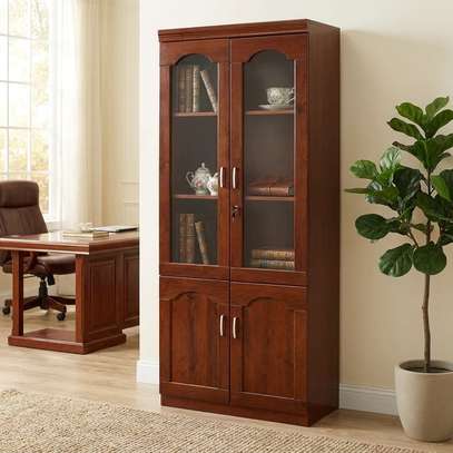 2 Door Mahogany Office Cabinet image 7