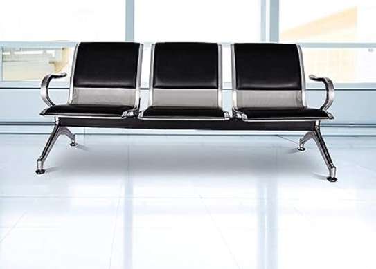 3-Link Padded Office Waiting Bench image 6