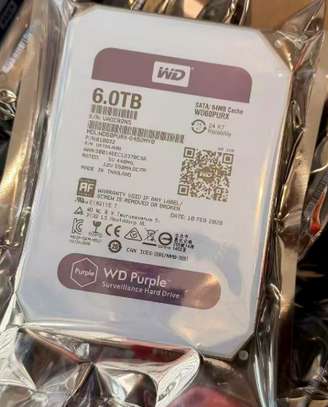Wd Purple 6tb Internal Hard Disk for Hikvision Dahua NVR image 2