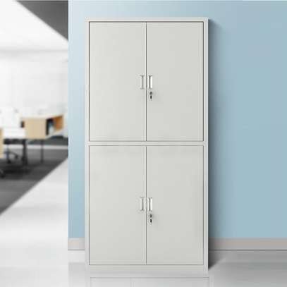 4 Door Metallic Office Cabinet image 3