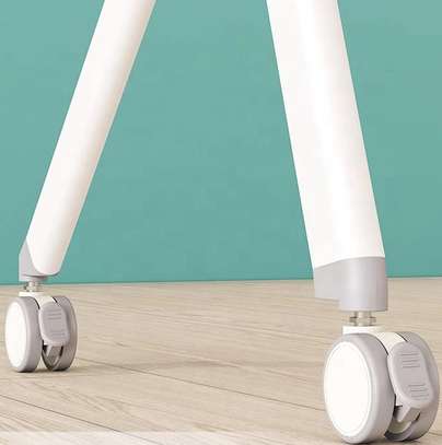 Foldble table: Foldable Training Table with Wheel Casters image 2