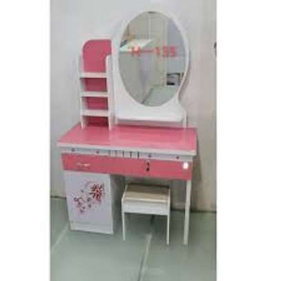 Modern Unlighted Wooden Dressing Mirror image 12