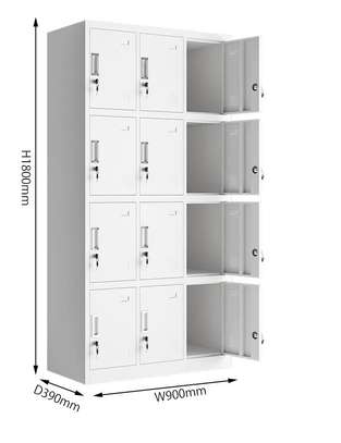 Office Cabinet: 12-Locker Staff Cabinet image 3