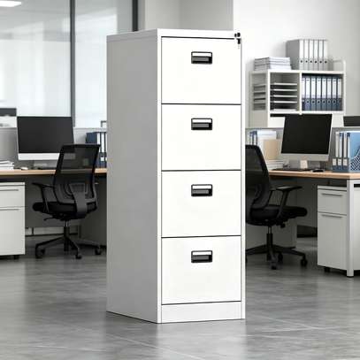 4-Drawer Metallic Filling Cabinet image 2