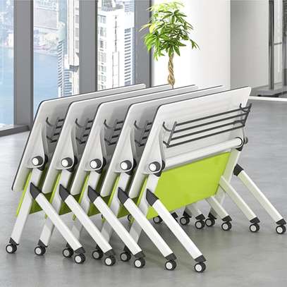 Mobile Training Table – 1-Pack Flip Top with Caster Wheels image 7