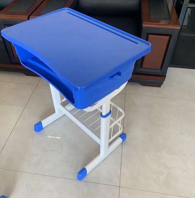 MDF Adjustable Kid's Desk and Chair image 2