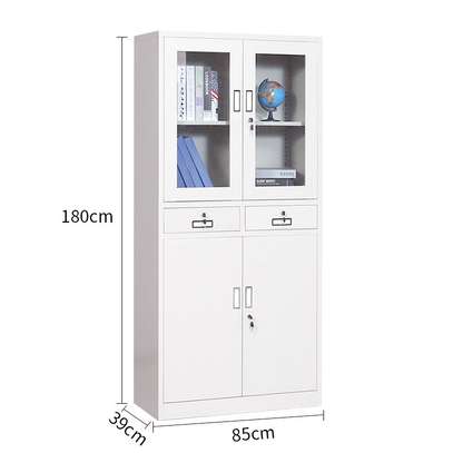 2 Door Steel Office Cabinet with 2 Drawers image 9