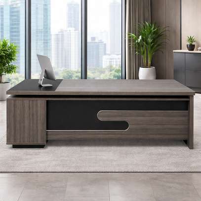 Executive Desks : 1800mm L-Shaped Office Table image 2
