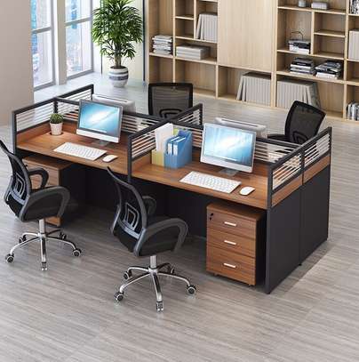Office Workstation;4-Person Modern Office Workstation image 4