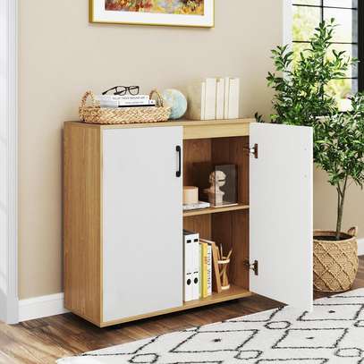 2-Door Wooden Credenza image 5