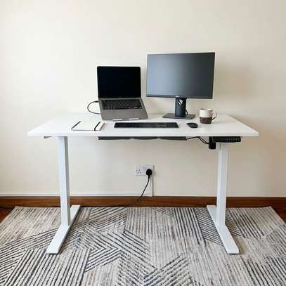 1.2  M White Electric Standimg Desk image 8