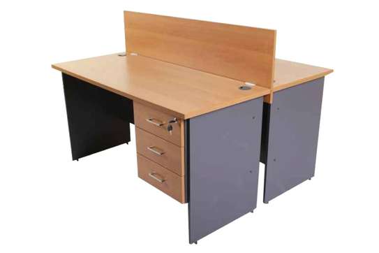 Office Desk; Dual Sitter Advanced Finish Office Workstation image 2