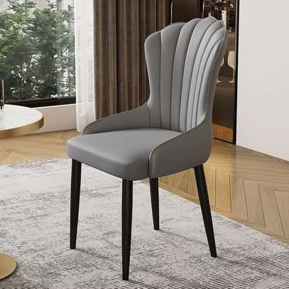 Dining Chair : 4 Legged Gray Dining Chair In  Homabay image 4