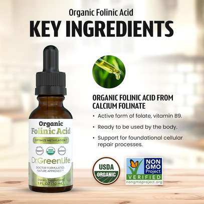 Dr. Green Mom USDA Organic Folinic Acid Drops image 2