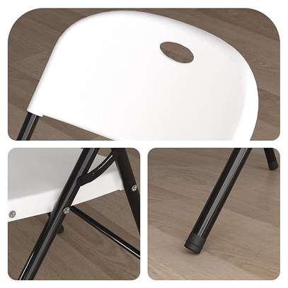 Patio Heavy Duty Plastic Foldable Chair image 5
