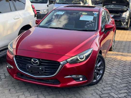 mazda axela red wine hachback image 5