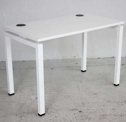 Wooden Metal Frame Computer Table image 10