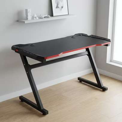 Gaming Desk; Home Office Gaming Desk with Led Lights image 8