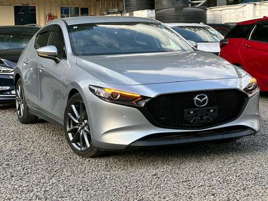 Mazda 3 Silver color fully loaded 2019 model. image 10