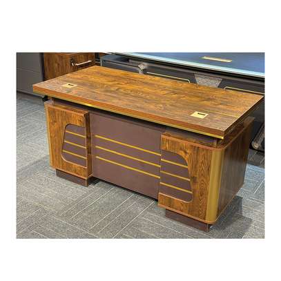 Office Desk; 1.4M  Modern Executive Office Desk image 4